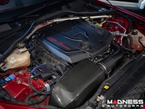 Alfa Romeo Giulia Performance Air Intake Kit - MAXFlow Carbon Fiber Intake System w/ BMC Twin Air Conical Filter